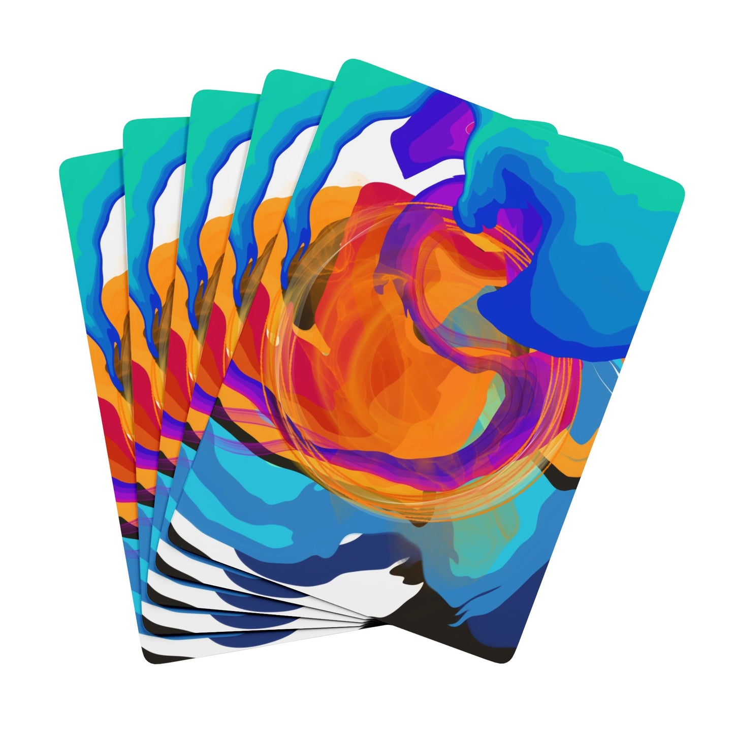 The Color Cercle · Poker Playing Cards 1:4