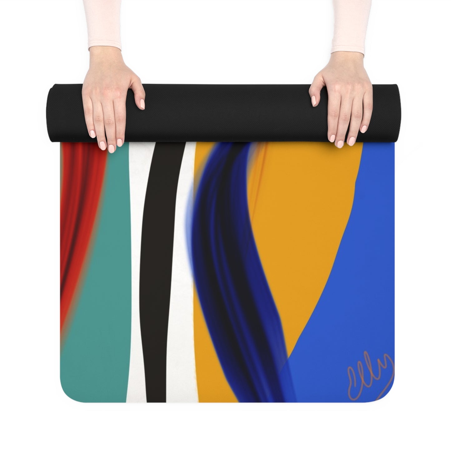 Abstract Yoga Mat 1:1