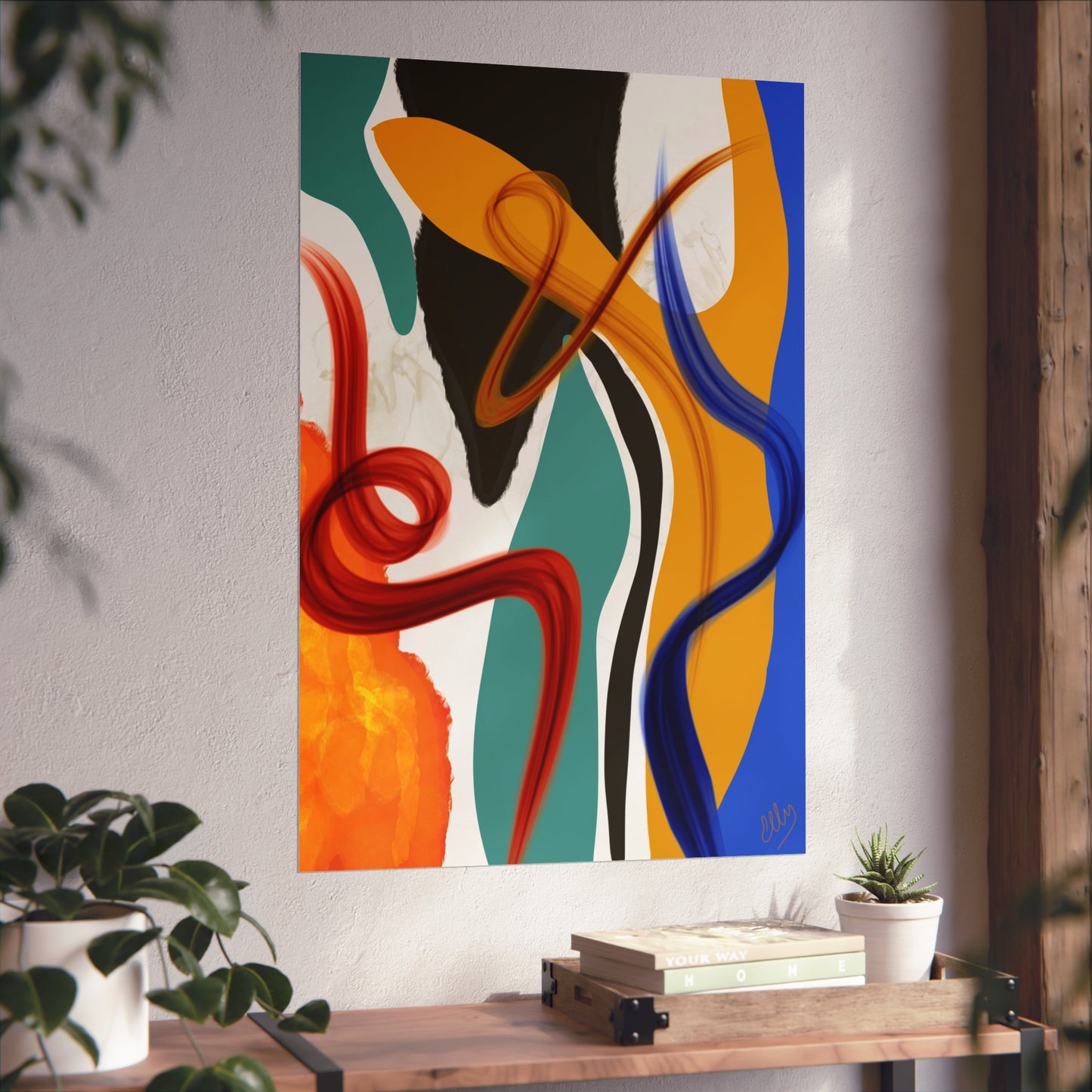Abstract Print 1:1