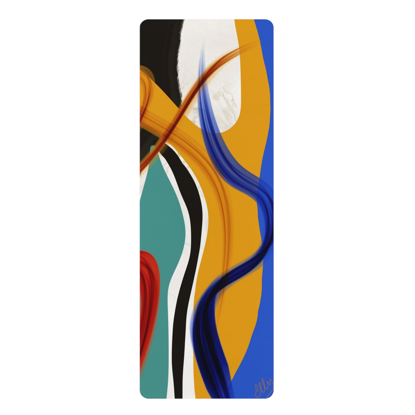 Abstract Yoga Mat 1:1