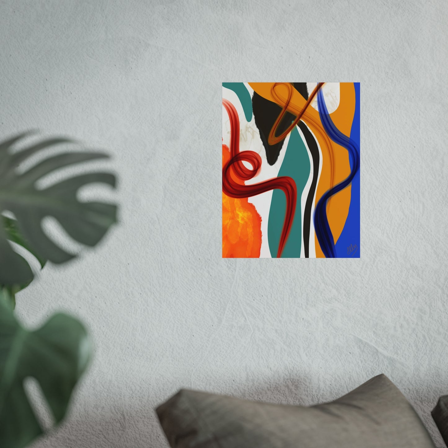 Abstract Print 1:1