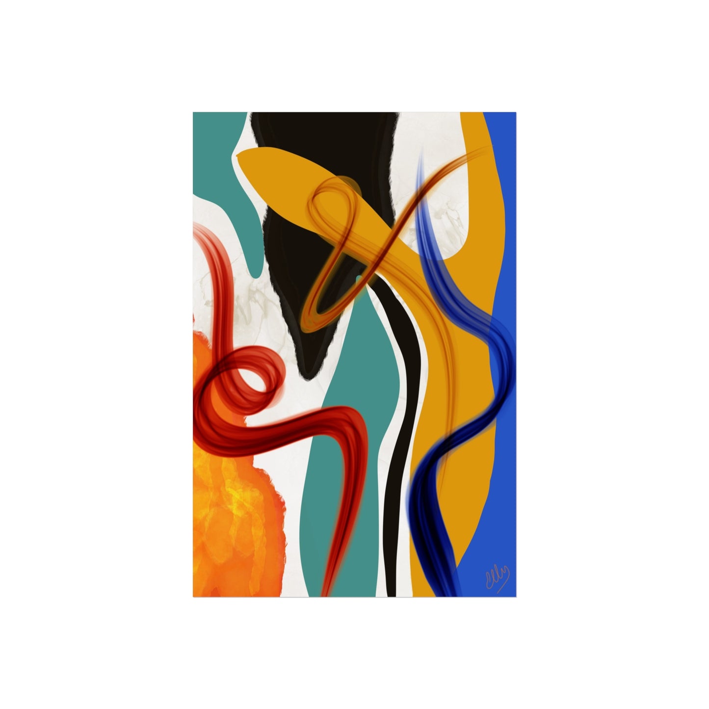 Abstract Print 1:1