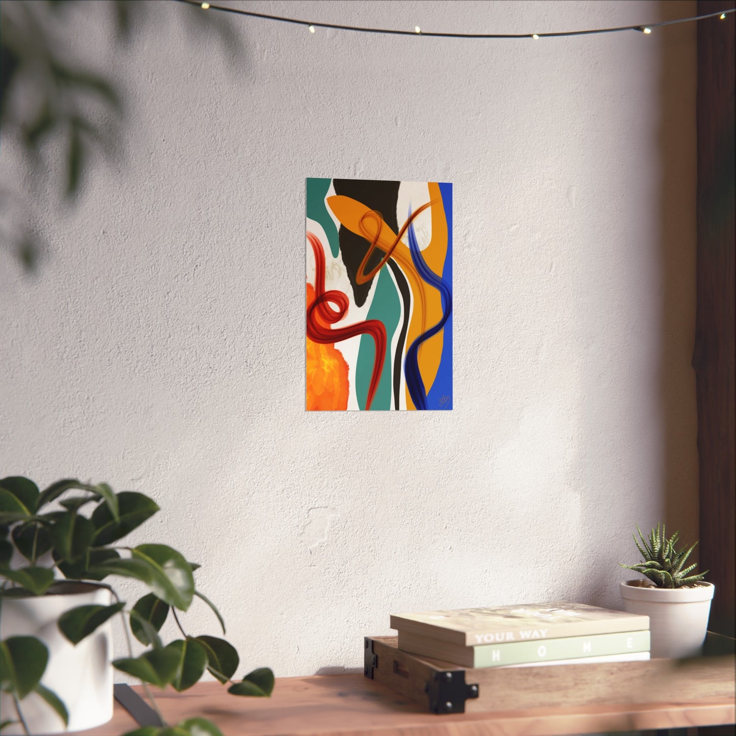Abstract Print 1:1