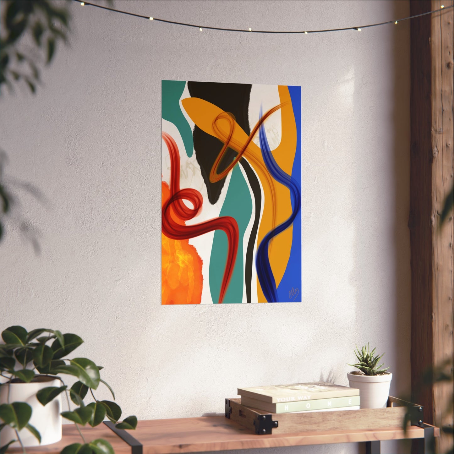 Abstract Print 1:1
