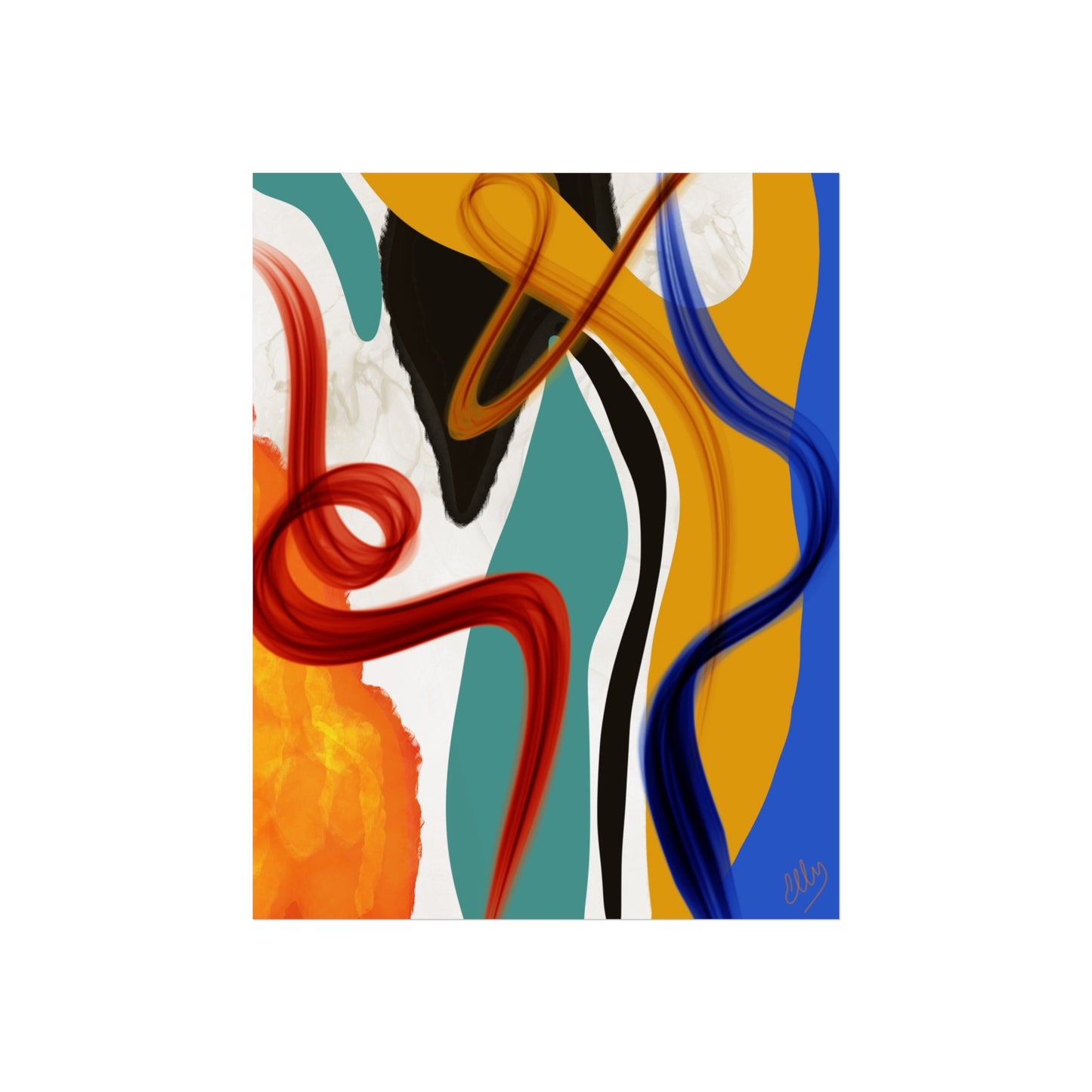 Abstract Print 1:1