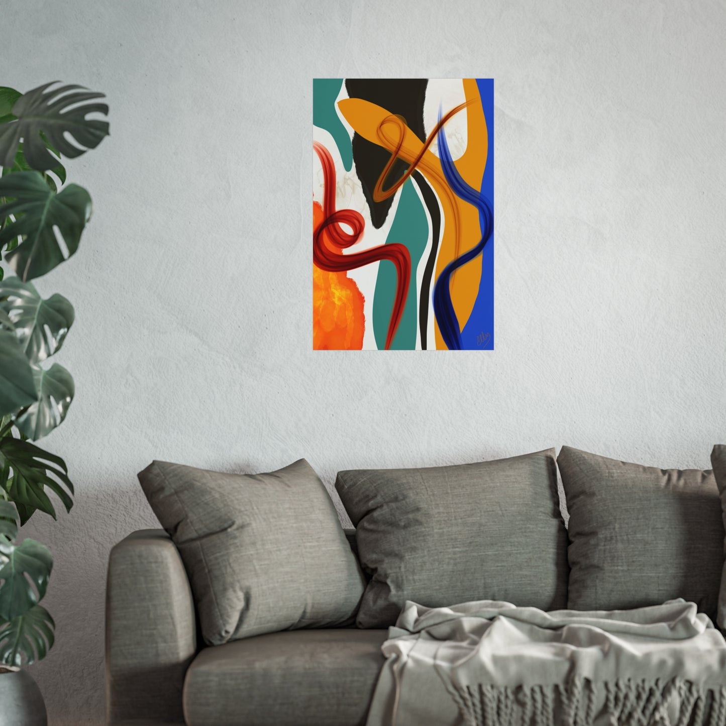 Abstract Print 1:1