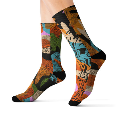 ♍︎ Moonlit Path · Socks