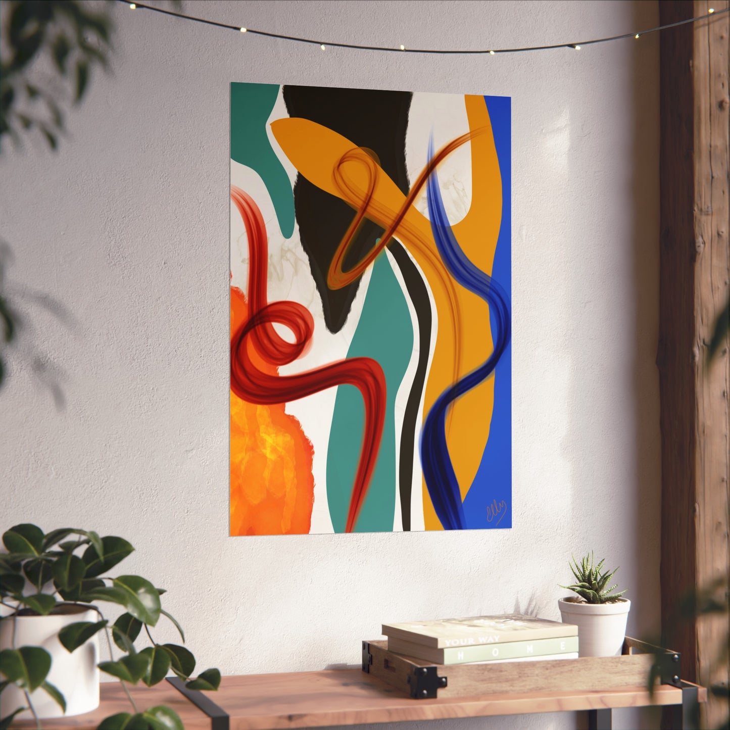 Abstract Print 1:1